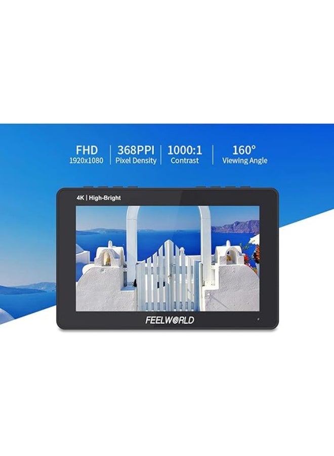 فيل وورلد FeelWorld F5 Pro X 5.5-Inch High-Brightness HDMI Touchscreen Monitor, Black - Image 5